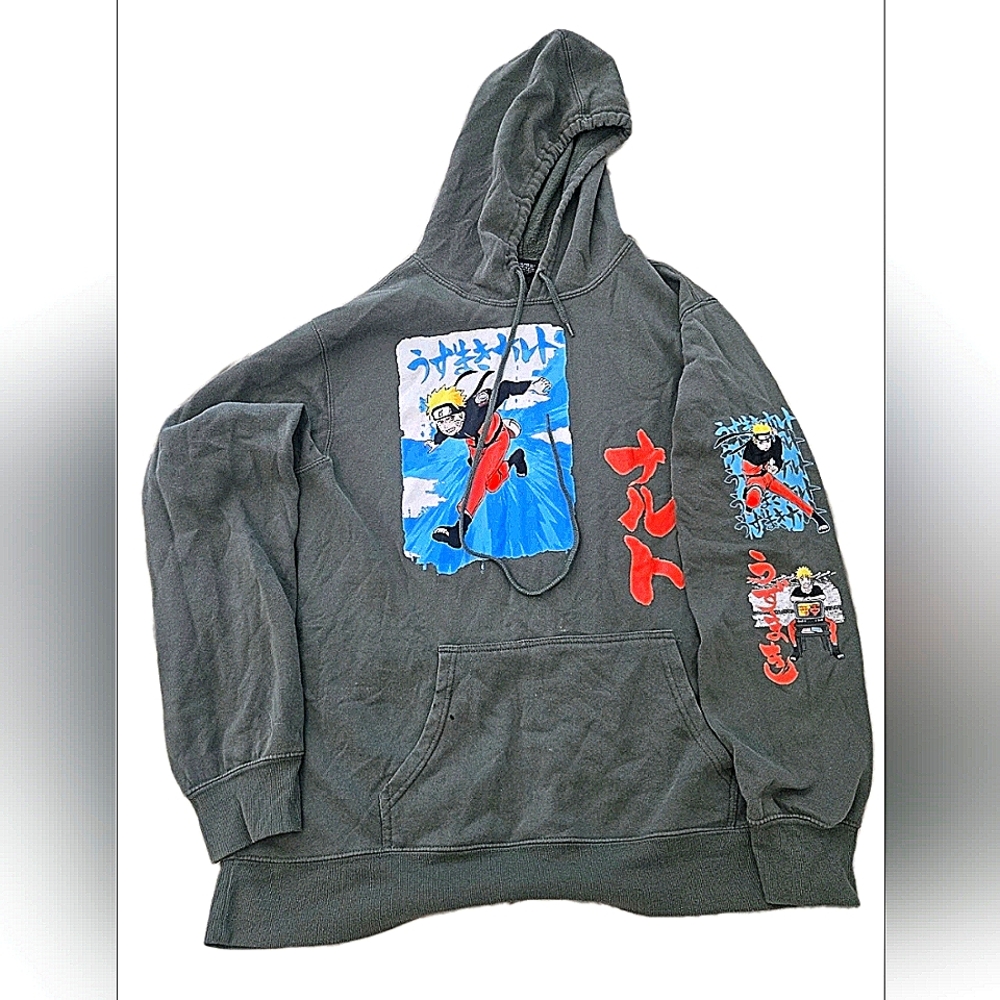 Naruto Graphic Hoodie Mens Size Xl